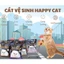 Cát Đất Sét Vệ Sinh Happy Cat Cho Mèo 10L