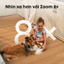 eufy Indoor Cam S350 – Camera 4K Dual Lens, Zoom 8×, Xoay 360°, Theo dõi AI, Nhận diện Người/Thú cưng, Hỗ trợ Wi-Fi 2.4G