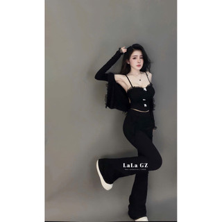 Sét áo cadigan+áo 2 dây+quần dài ống loe tôn dáng ạ 💯💝đi CHƠI, đi LÀM ,đi du lịch sang chảnh, xinh XINH đẹp