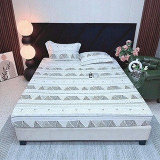 🍢SIÊU MÁT🍢Trọn Bộ 4 Món Ga Gối Lụa Lyocell Sợi Tre (Không Chăn) Mềm Mịn Mát Cao Cấp _ Chăn Ga Sỉ HCM
