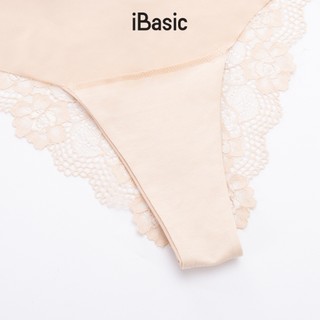Quần lót nữ iBasic phối ren phom tanga PANY109