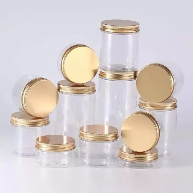 Hũ nhựa lắp nhôm, hũ nhựa pet giá rẻ ,Đựng Thực Phẩm, Đồ Khô, Ngũ Cốc, 200 , 500,700,900, 1000 1200 1500ml