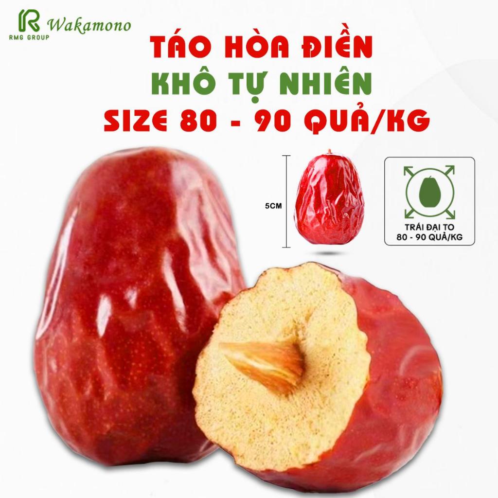 Combo 2KG Táo đỏ Wakamono Organic dòng Hoà Đền VỤ MỚI size 80-90 quả, không chất bảo quản, ruột vàng, nhiều mật, ăn ngon