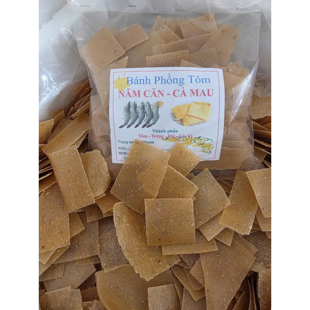 Bánh phồng tôm 12% túi 500g