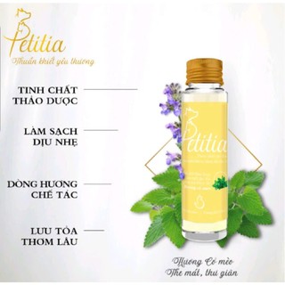 Combo 5 chai Sữa tắm hữu cơ Petitia 30ml cho chó mèo, an toàn, dưỡng lông, lưu hương