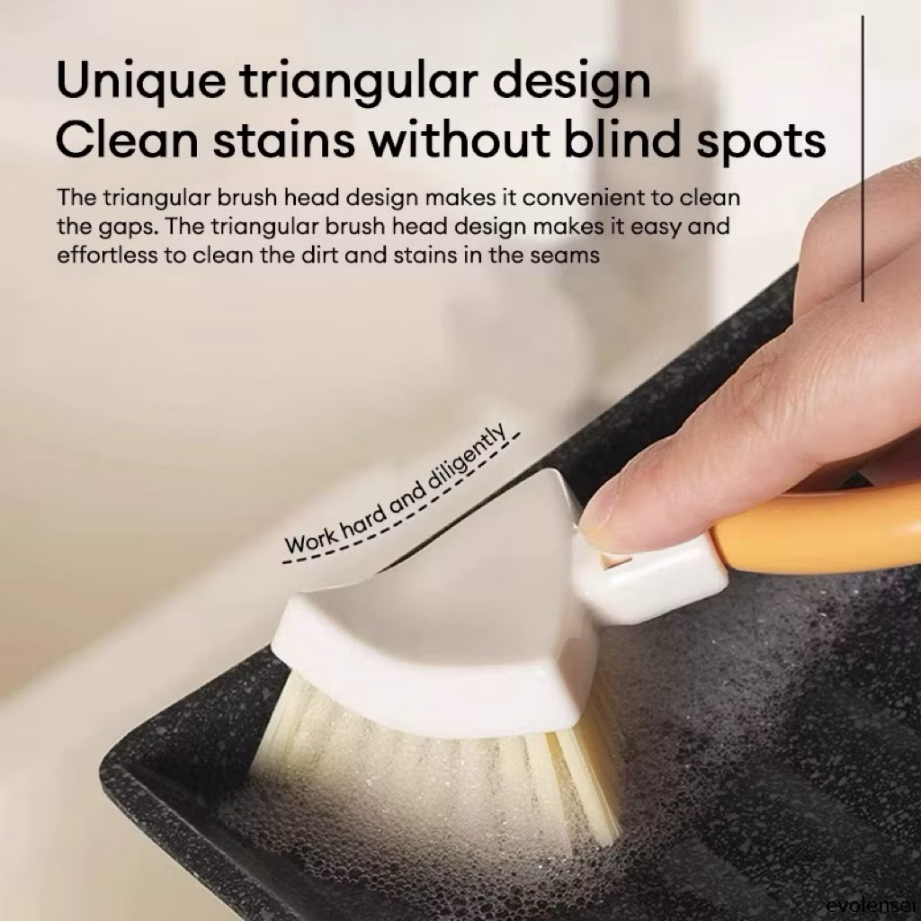 Cọ tam giác cọ vệ sinh bồn rửa bát mọi ngóc ngách