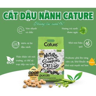 [CHÍNH HÃNG] [CATURE MỸ] CÁT VỆ SINH PURCATS ĐẬU NÀNH / CÁT GỖ 6L / MIX ĐẬU NÀNH + CÁT GỖ