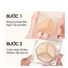 Che khuyết điểm Colorkey Targeting Three-Colour Concealer Palette 3 màu triệt sắc thâm mụn hiệu quả