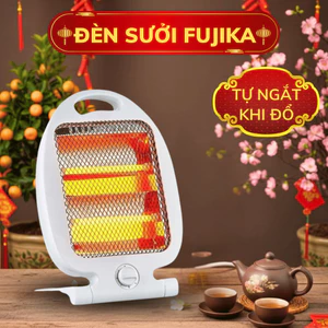 Đèn sưởi điện Fujika công suất 800W tỏa nhiệt cực nhanh, máy sưởi 2 chế độ nhiệt tùy chỉnh cực tiện