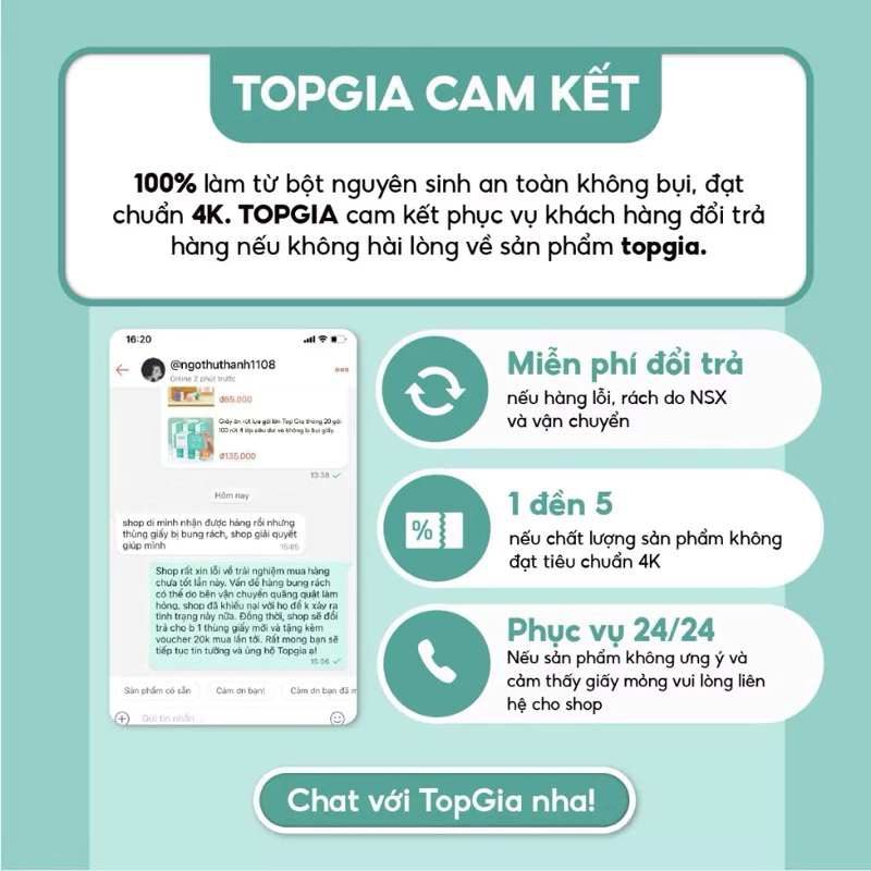 [Thùng 10&20 Gói] khăn Giấy Ăn TOPGIA Chữ C – Giấy Rút Lụa 4 Lớp Dày Dai, Tờ Lớn, An Toàn Gia Đình