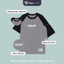 Áo thun raglan nam nữ DWIN phông tay lỡ cotton unisex oversize form rộng basic local brand tshirt AT01A