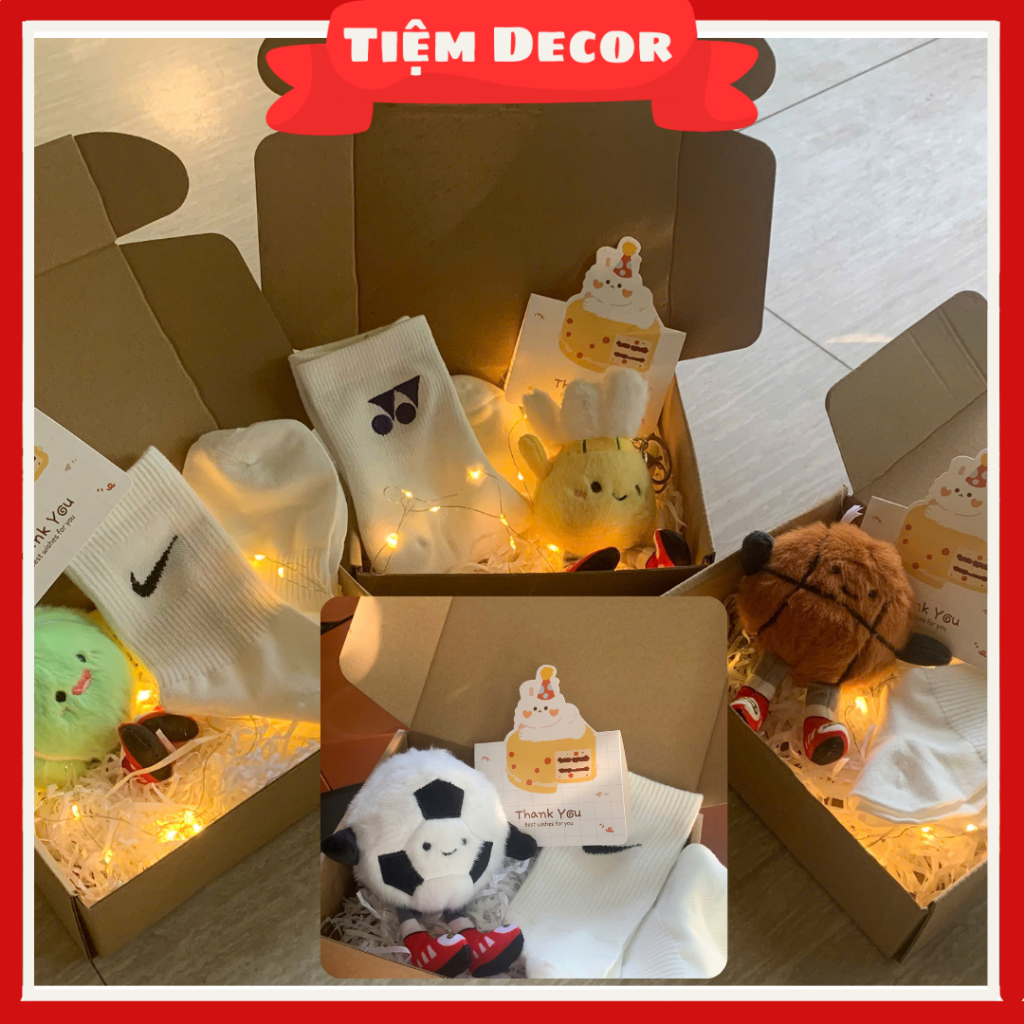 | Quà Tặng | Set Quà Tặng Thể Thao Dễ Thương Tặng Kèm Thiệp–Box Quà ...