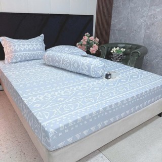 🌈SIÊU ĐẸP️️🌈Bộ Ga Gối Lụa Lyocell Sợi Tre Sọc Hà Lan Mát Mịn, Mền Chần Bông Cao Cấp_Chăn ga sỉ HCM
