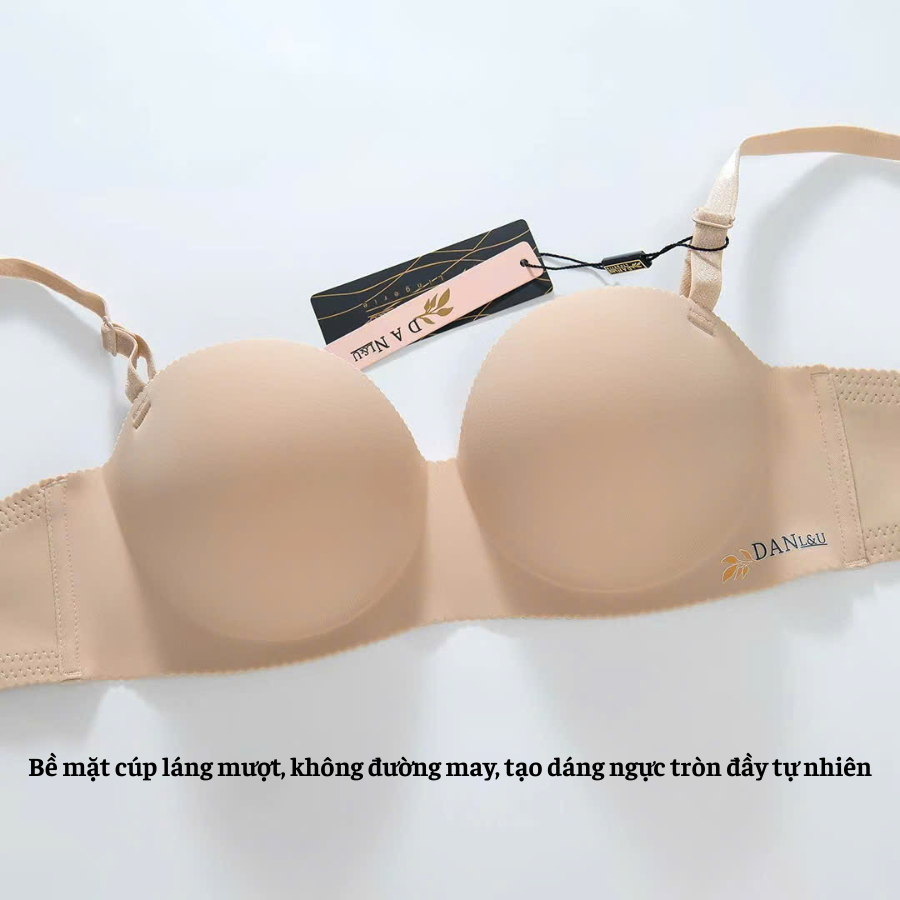 Áo Ngực Đúc Su Cúp Ngang Đệm 3CM Thiết Kế Liền Khối Ôm Nâng V1 Tự Nhiên DORIS 2277