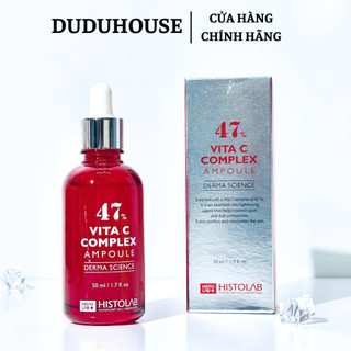 Tinh Chất Làm Sáng Da HISTOLAB 47% Vita C Complex Ampoule Serum Giúp Da Căng Mượt 50ml Duduhouse