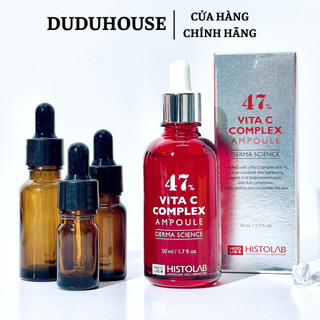 Tinh Chất Làm Sáng Da HISTOLAB 47% Vita C Complex Ampoule Serum Giúp Da Căng Mượt 50ml Duduhouse