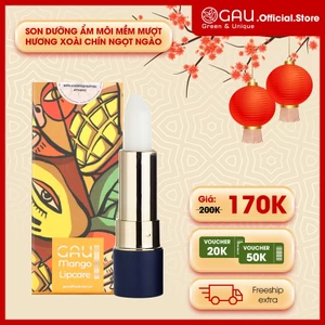 Son Dưỡng Môi Chiết Xuất XOÀI hoàn toàn Tự Nhiên GAU Mềm Mọng Giảm thâm Giảm Khô Nứt Tránh Bong Tróc