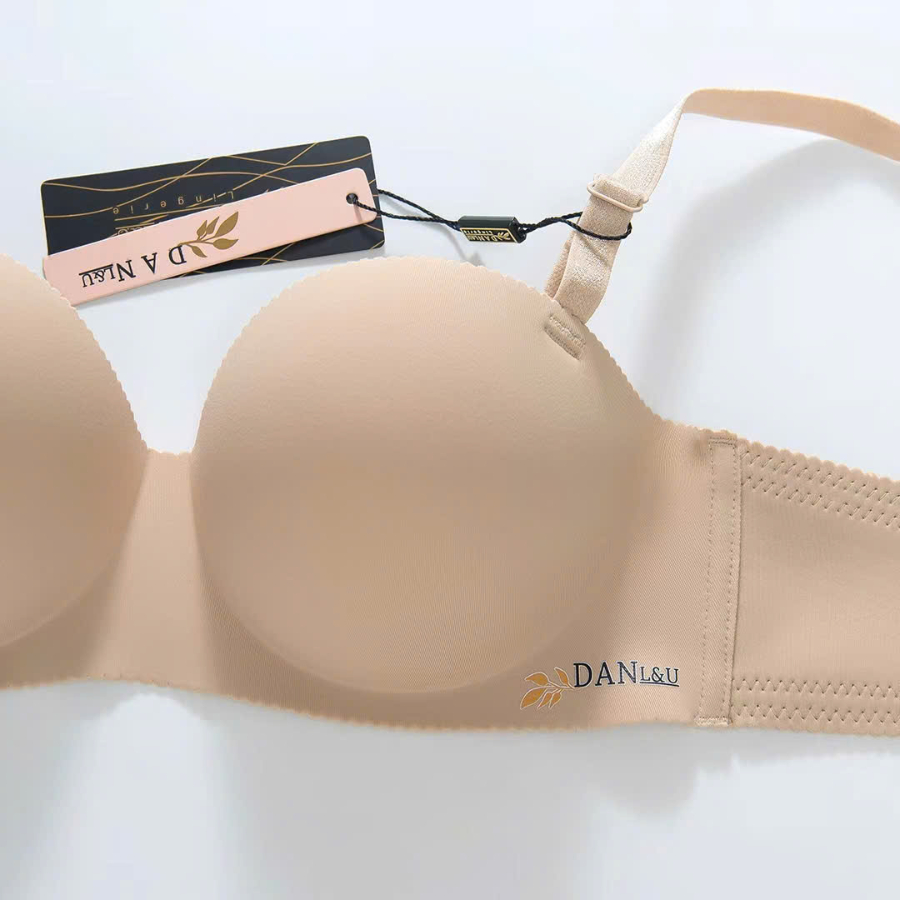 Áo Ngực Đúc Su Cúp Ngang Đệm 3CM Thiết Kế Liền Khối Ôm Nâng V1 Tự Nhiên DORIS 2277