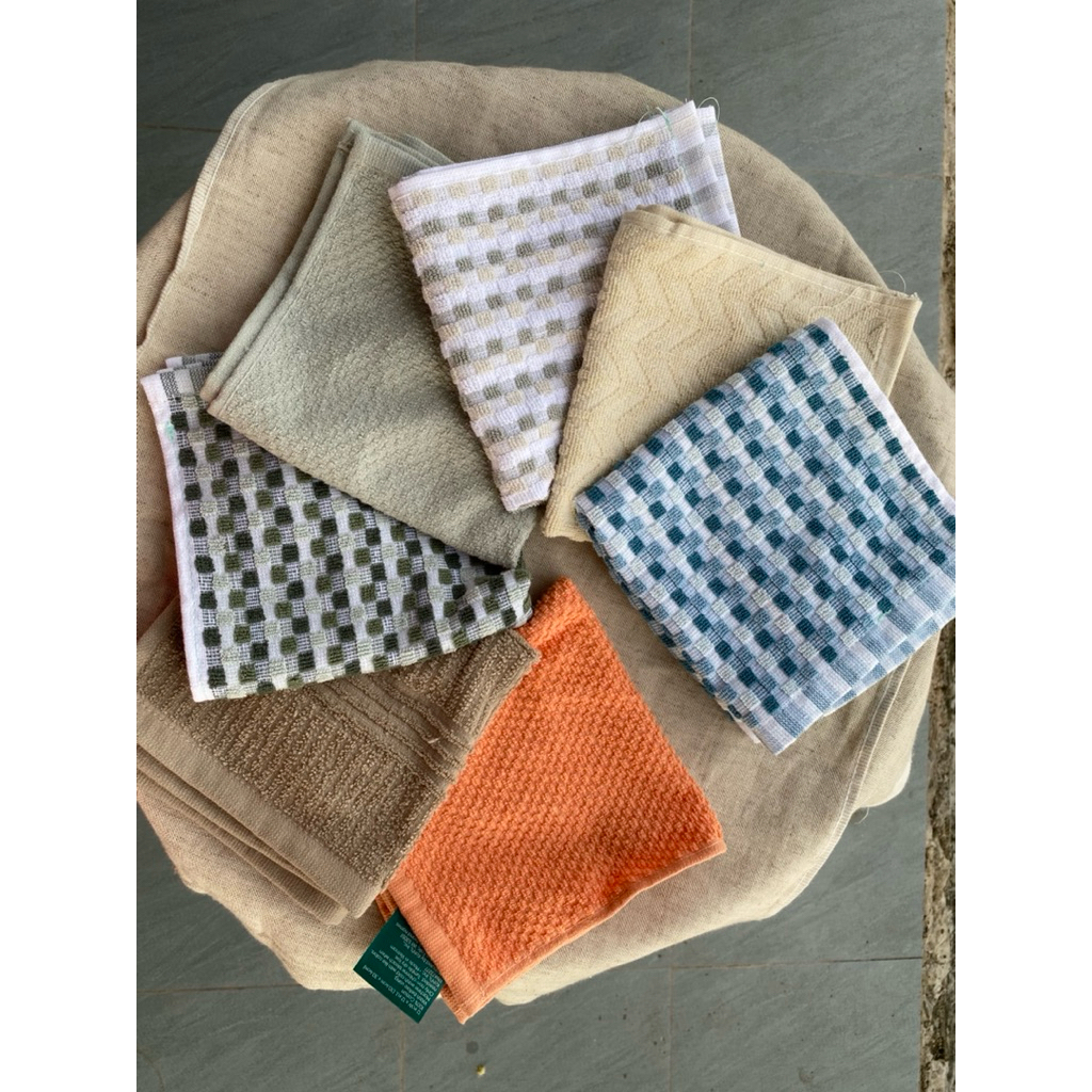 Combo 5 khăn đa năng 100% cotton