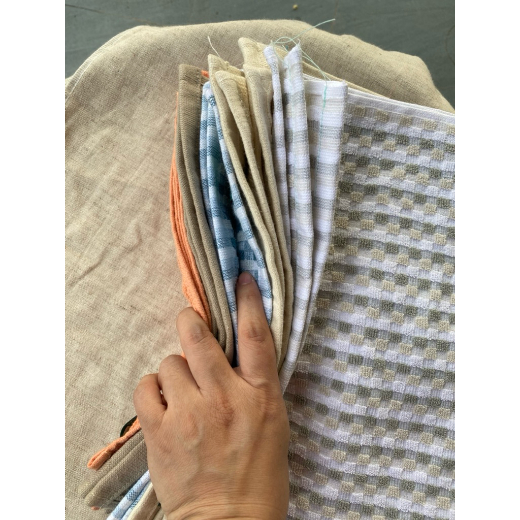 Combo 5 khăn đa năng 100% cotton