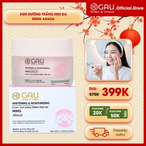 Kem Dưỡng Cream Trắng mịn, Giảm Nám, Chính hãng GAU Tự nhiên từ Saponin Nhân Sâm giàu Vitamin C, E