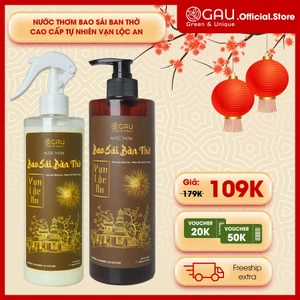 Nước Thơm lau dọn Bàn Thờ Cao Cấp Vạn Lộc An Vạn Lộc Bình An - Phúc Tài Thịnh Vượng 500ml