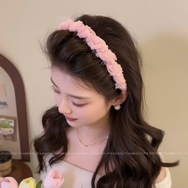 [Peinn] Các mẫu cài bờm băng đô tóc nữ ren tiểu thư xinh xắn dễ thương