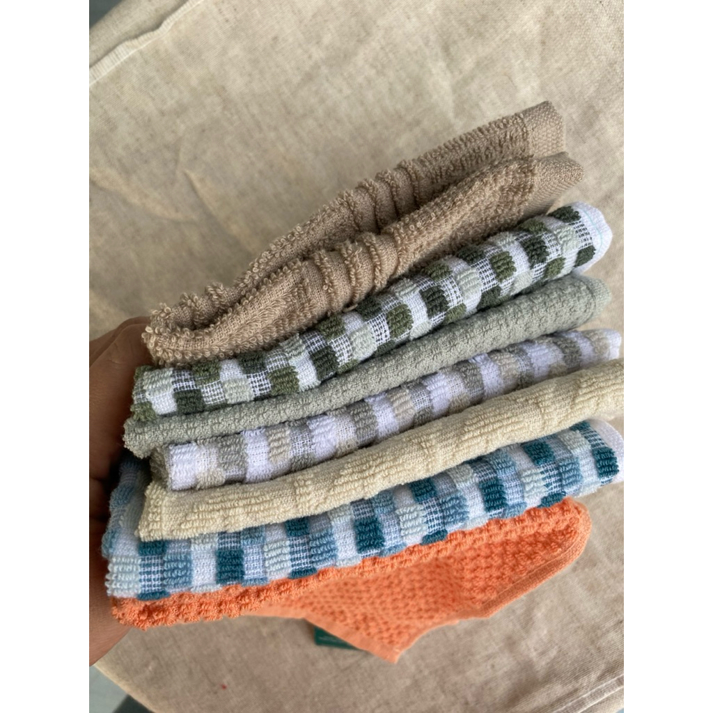 Combo 5 khăn đa năng 100% cotton