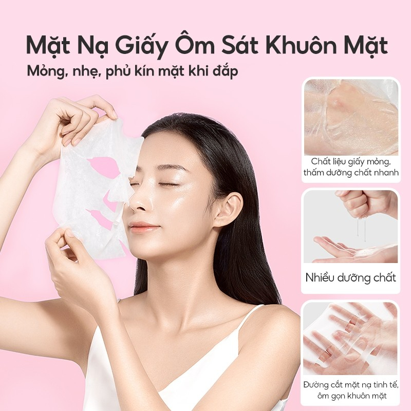 Mặt Nạ Giấy Colorkey 10 Miếng Cấp Ẩm Sâu 25ml Phù Hợp Mọi Loại Da