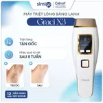 Máy triệt lông lạnh mini Crenot Graci X3 tẩy triệt lông vĩnh viễn vùng kín nữ bikini may triet long cam tay IPL tại nhà — ảnh 2