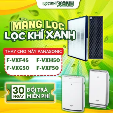 Bộ lọc LocKhiXanh® tương thích cho Màng lọc không khí Panasonic F-VXE45/ F-VXG50/ F-VXF45/ F-PXM55/ F-VXH50