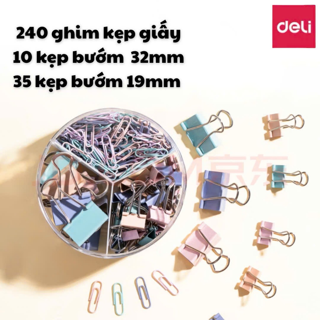 Bộ kẹp bướm 3 trong 1 kèm kẹp giấy Combo kẹp tài liệu văn phòng, học sinh
