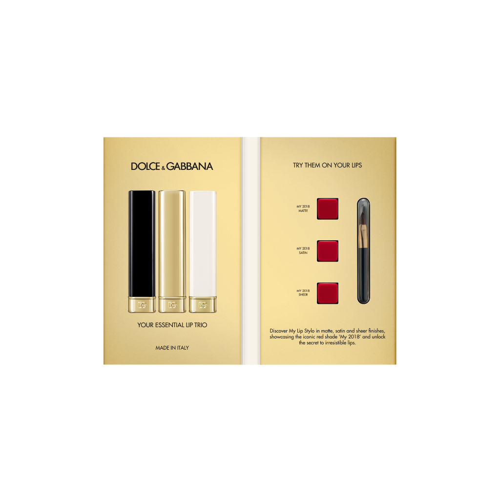 GIFT D&G My Lipstylo Sampling Card 3x0.2gr