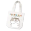 Túi vải canvas có khóa kéo, có túi phụ hình Cuộc sống hối hả ai hối thì mình hả Meow hài hước dễ thương 30x45cm tota0279