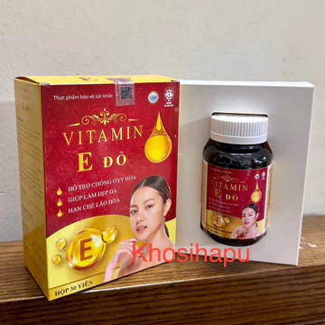 30 viên Vitamin E lô hội bổ sung vitamin E giúp trắng da, đẹp da, giảm nám, chống nhăn da chống lão hóa da