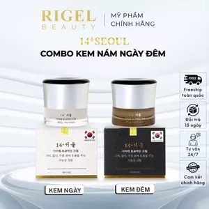 Combo Kem Ngày & Đêm 14+ Seoul Effective Cream For Melasma 20g – Hỗ Trợ Làm Mờ Thâm Nám, Dưỡng Sáng Da.