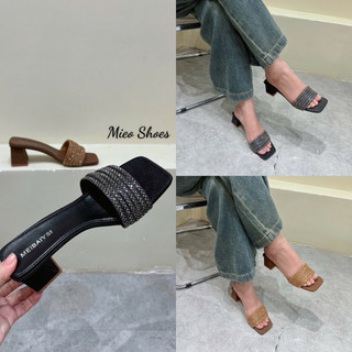 Dép Guốc 6 Quai Đá Ngang Mieo Shoes D3106 D3107