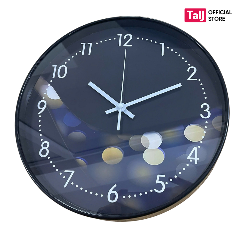 Đồng Hồ Treo Tường Trang Trí Họa Tiết Dễ Thương, Vỏ Nhựa Cao Cấp, Đường Kính 30 Cm