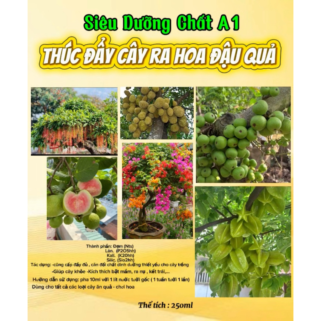 Siêu dinh dưỡng A1 - Kích Ra hoa đậu quả tốp 1