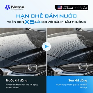 Xịt phủ bóng sơn xe Ô tô NOMA 890 chống bám bẩn, tăng độ bóng, bảo vệ lớp sơn toàn diện