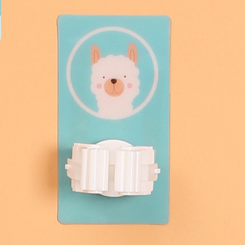 Móc treo chối - móc dán kẹp chổi, giữ chổi dán tường, móc kẹp chổi lau nhà hoạt hình đáng yêu SH0047