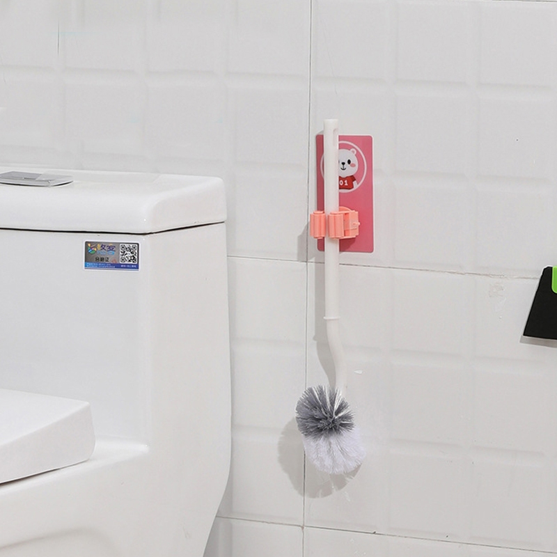 Móc treo chối - móc dán kẹp chổi, giữ chổi dán tường, móc kẹp chổi lau nhà hoạt hình đáng yêu SH0047