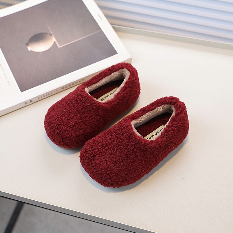 Giày bông giữ ấm cho bé gái mùa đông 2026, giày lông mềm mại và thoải mái