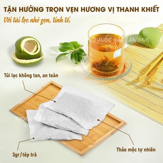 Trà vỏ bưởi túi lọc, giúp cải thiện mái tóc, óng mượt, đen bóng, tốt cho sức khỏe - Lãn Ông