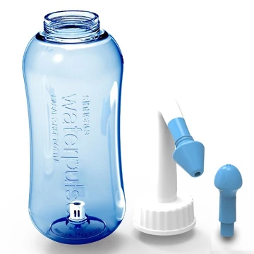 Bình Rửa Mũi Waterpulse Nasal 300 300Ml | Dụng Cụ Vệ Sinh Khoang Mũi 2 Đầu Vòi Người Lớn Trẻ Em