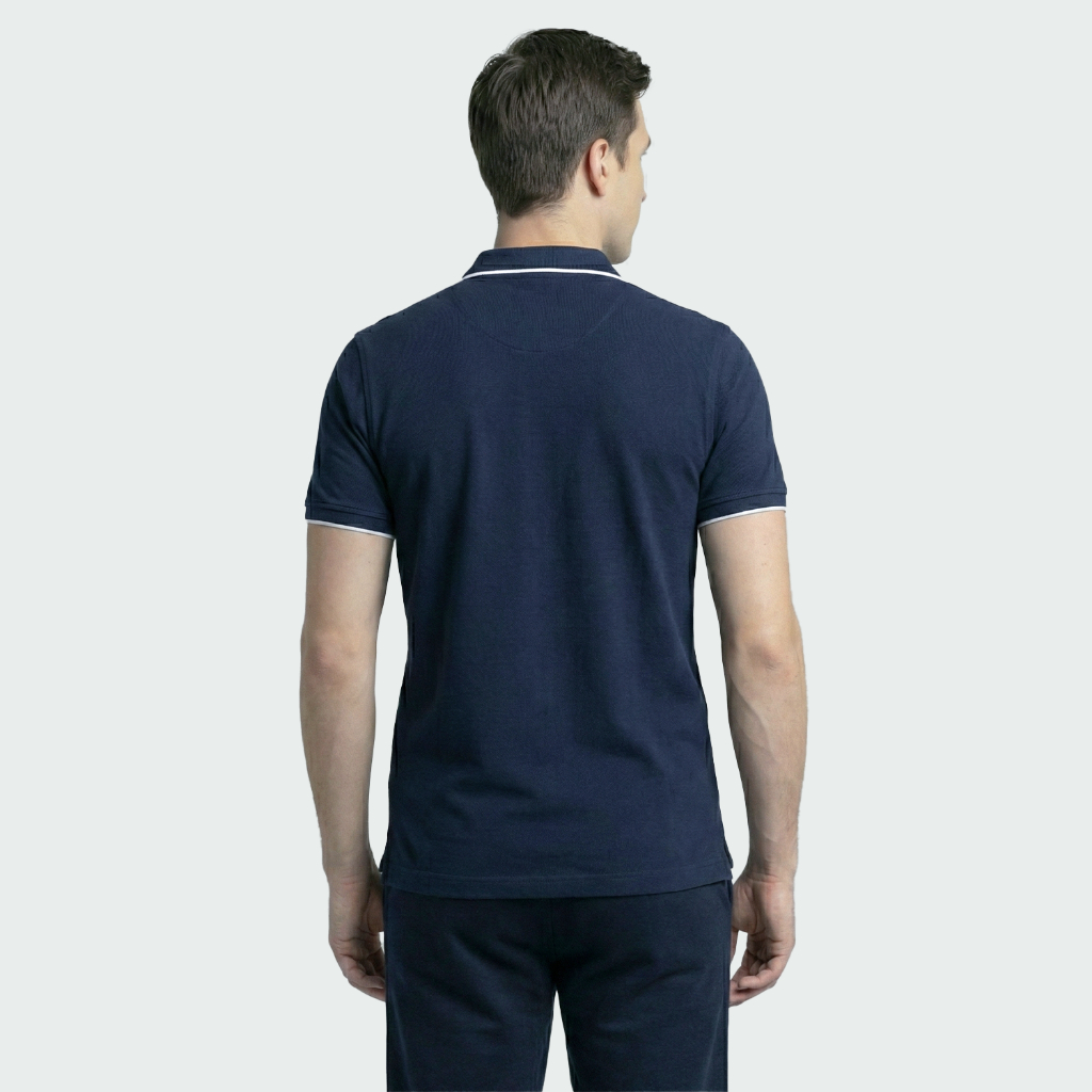 Áo Polo Nam Lamode tay ngắn dáng regular fit cotton thoáng mát co giãn nhẹ đứng phom men'swear LPS020AS0E