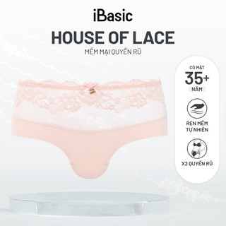 Quần lót nữ iBasic lưng cao không đường may phối ren PANW189