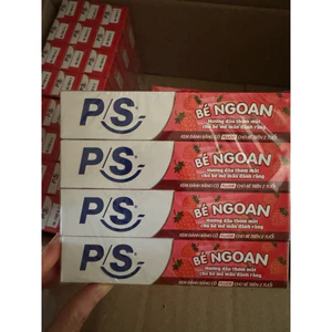 kem đánh răng ps hương dâu trẻ em lốc 35gr / 90gr , kem đánh răng cho bé