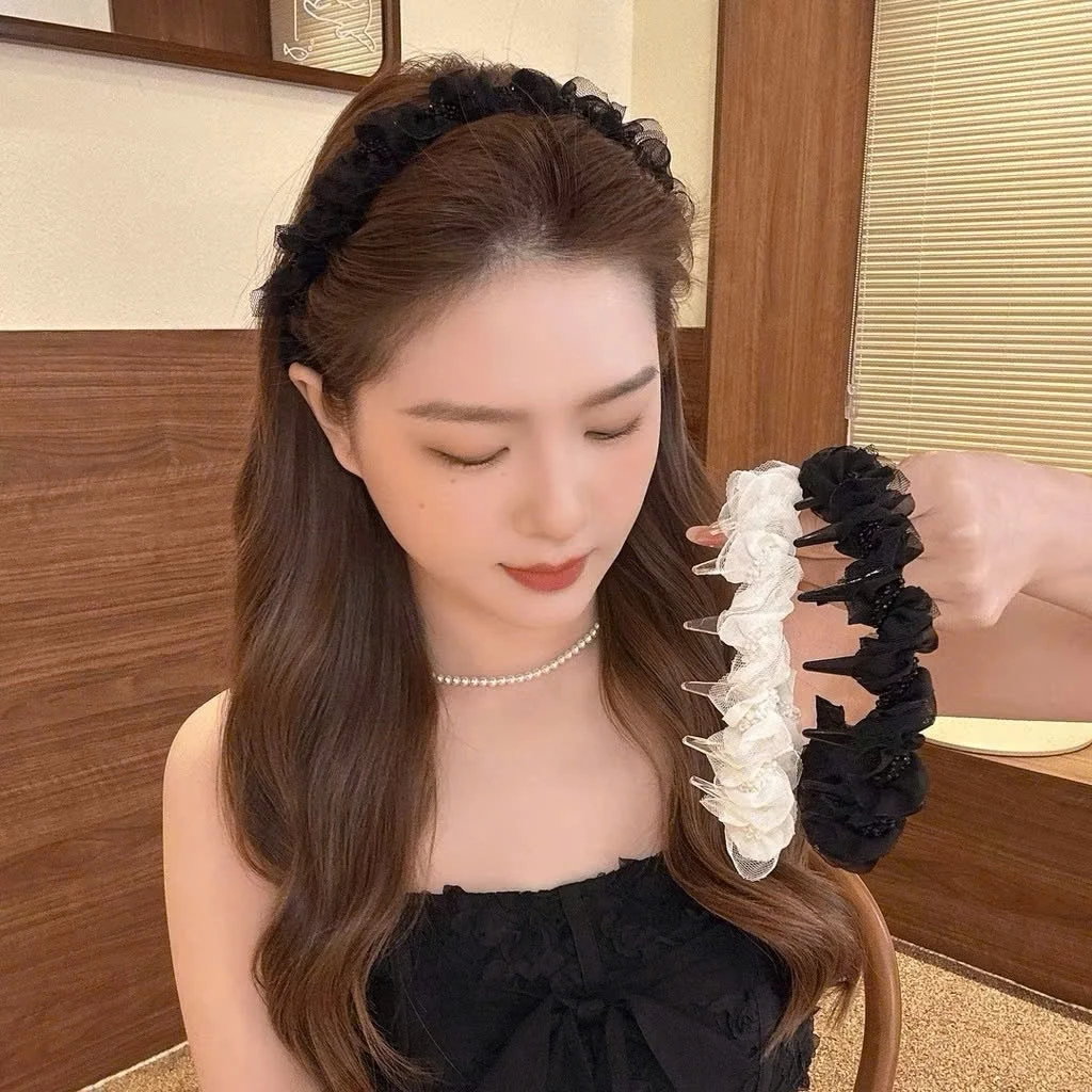 [Peinn] Các mẫu cài bờm băng đô tóc nữ ren tiểu thư xinh xắn dễ thương