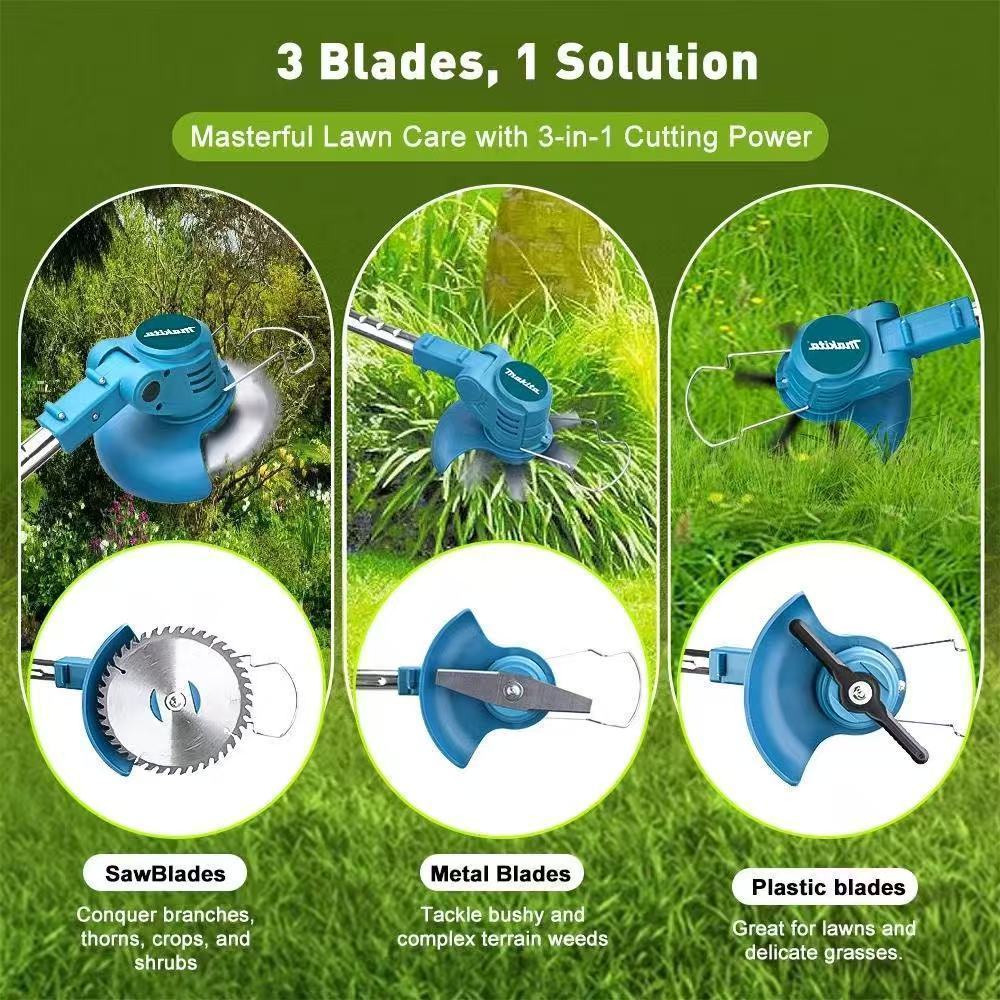 Máy cắt cỏ cầm tay 168V không dây, máy cắt cỏ điện, máy tỉa cỏ, máy cắt cỏ vườn sạc lại được, máy tỉa cành vườn cầm tay.